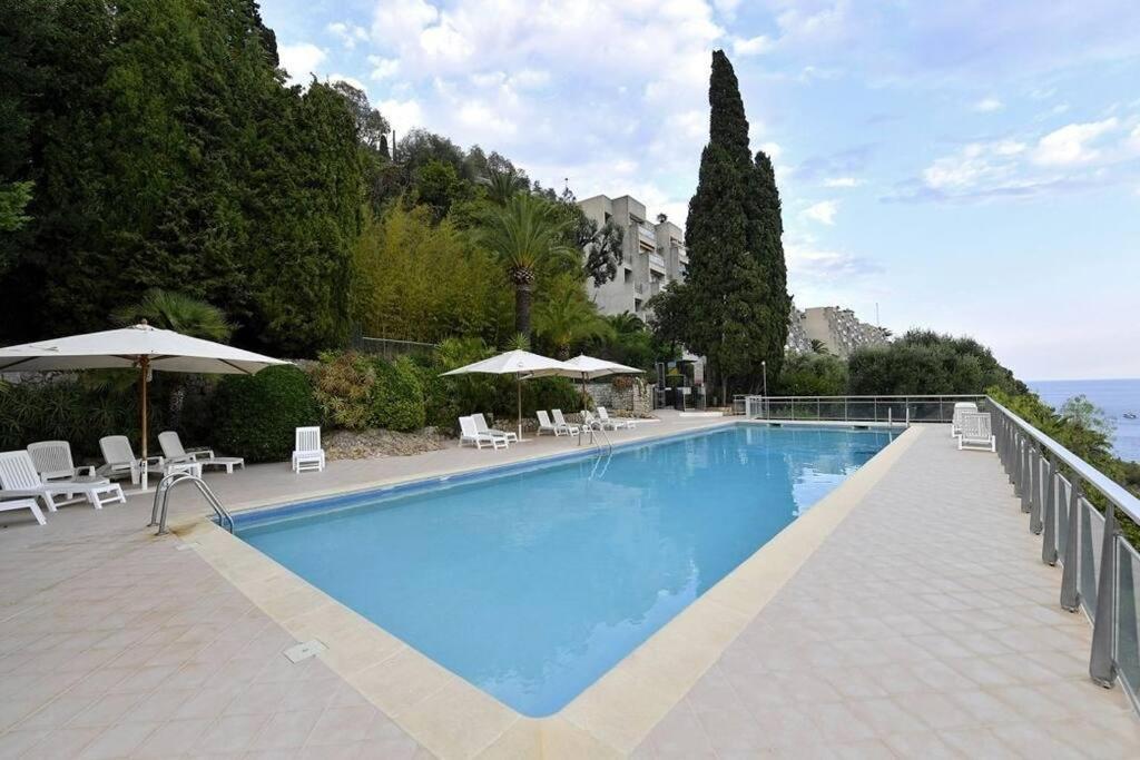 Grand Bleu, Appartamento Vista Mare E Monaco Roquebrune-Cap-Martin Exteriör bild
