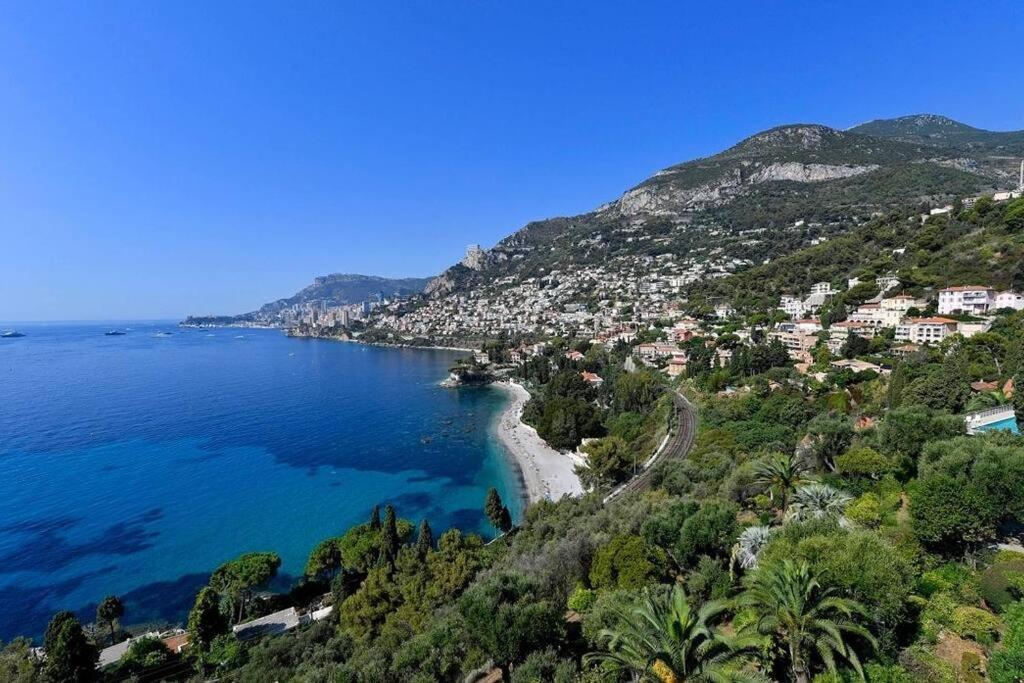 Grand Bleu, Appartamento Vista Mare E Monaco Roquebrune-Cap-Martin Exteriör bild